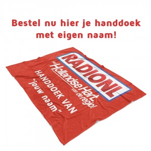 Badlaken RadioNL rood